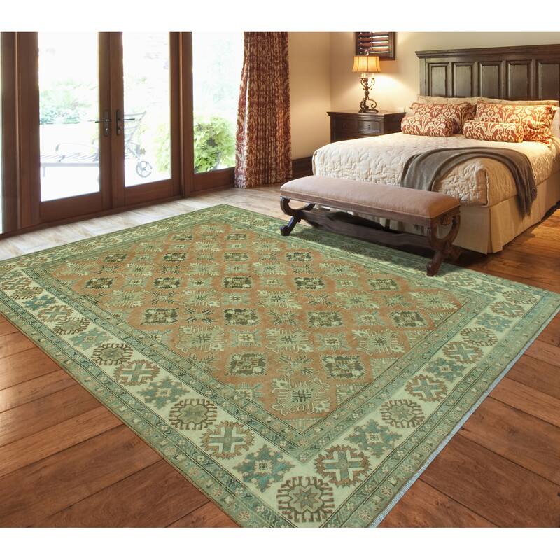 Kazak Luann Rust/Ivory Rug - 8'4" x 11'4"