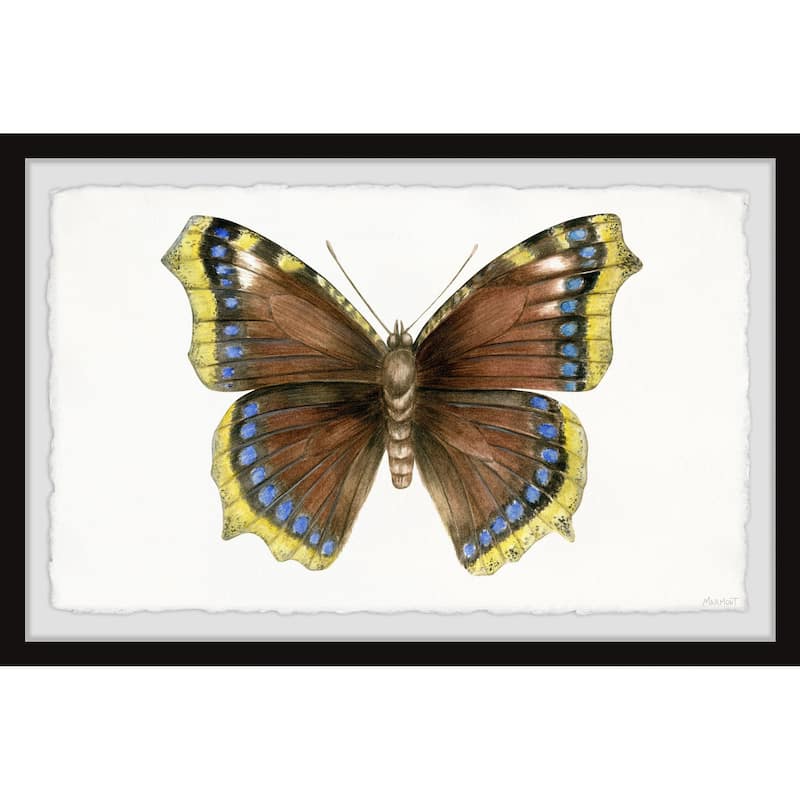 Bright Blue Spots Framed Print