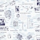 preview thumbnail 1 of 4, Marvels Heroes Schematics Blue Wallpaper
