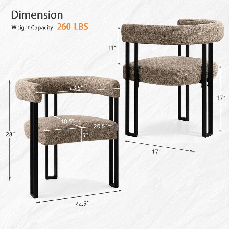 Upholstered Armchair (Set of 6)