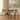 Rea Dining Side Chair Set of 2, Beige Fabric, Oak Brown Solid Wood