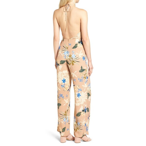 halter tie jumpsuit