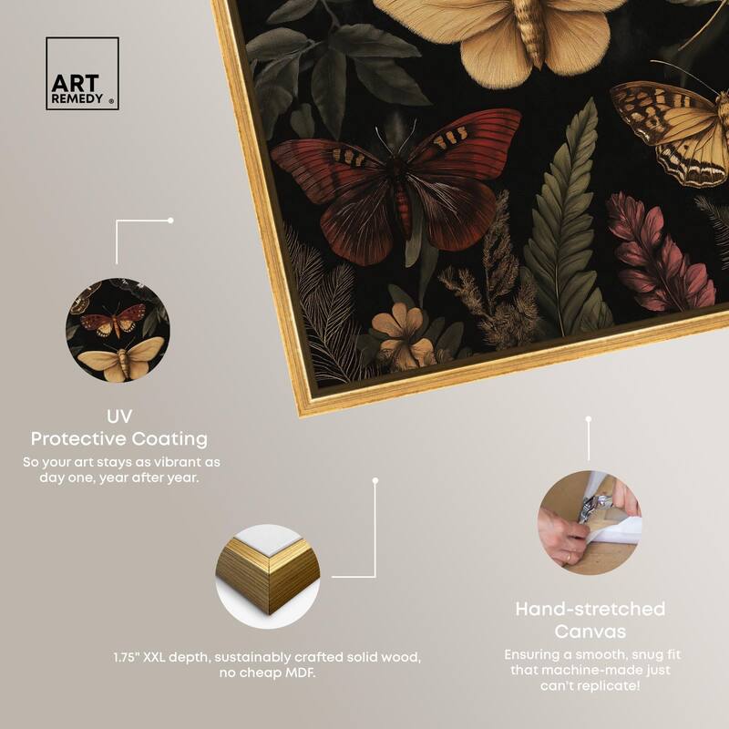 Winged Visitors III Canvas by Art Remedy