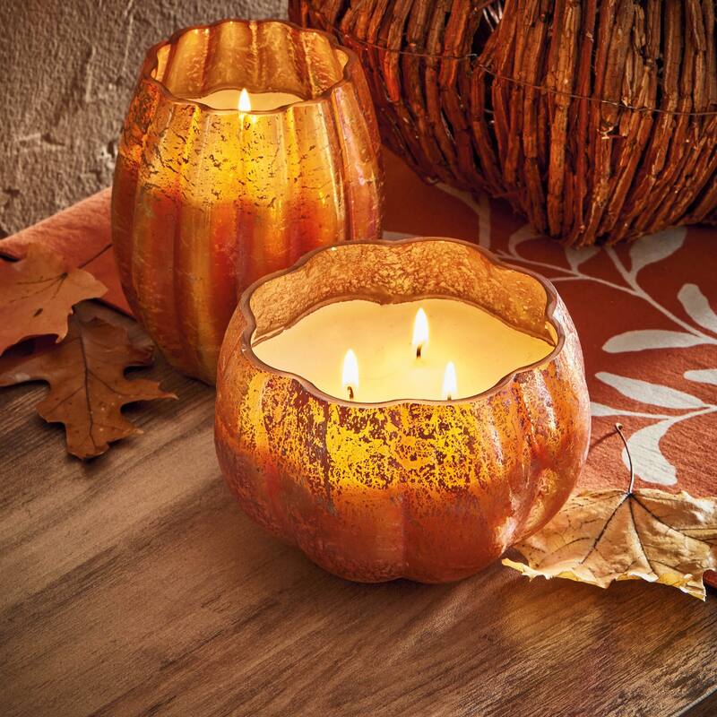 Harvest Pumpkin Candle Short