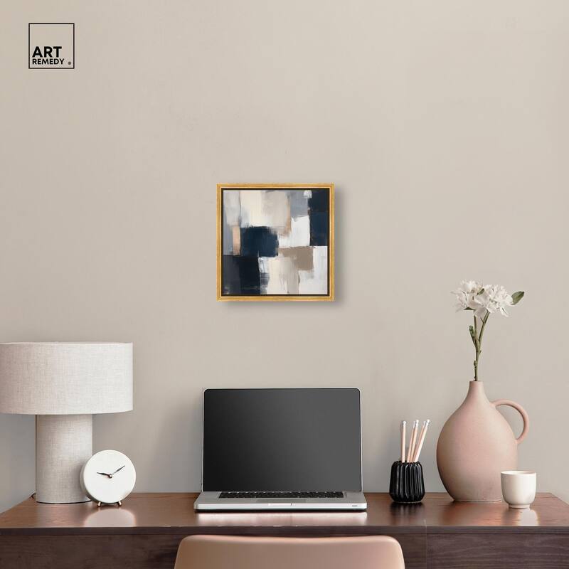 Blue Mood Depth III Canvas by Art Remedy