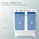 preview thumbnail 3 of 7, Costway Portable Mini Compact Twin Tub 17.6lb Washing Machine Washer