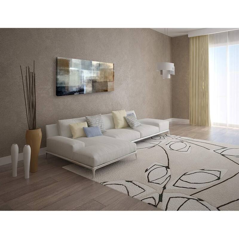 Abstract Wall Art Print Paintings Grey and Brown