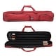preview thumbnail 15 of 26, GSE™ 3x4 Soft Billiard Pool Cue Stick Carrying Bag, Billiard Cue Case Holds 3 Butts/4 Shafts (4 Colors) Burgundy