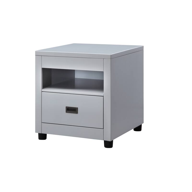 Eleanor Dove Finish End Table Modern End Table Solutions，Compact End Table Collection