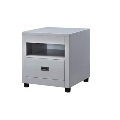 Eleanor Dove Finish End Table Modern End Table Solutions，Compact End Table Collection