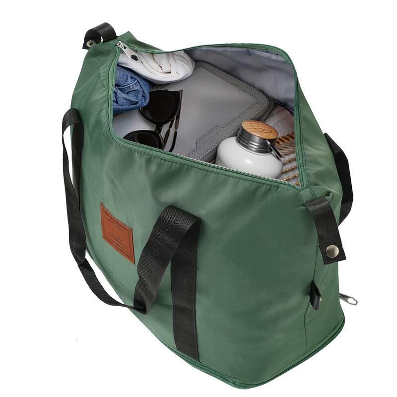 6-Piece, Modern Expandable Lightweight Luggage with 2 Wheels Telescopic Handle and TSA Lock, for Boarding Travel, Green