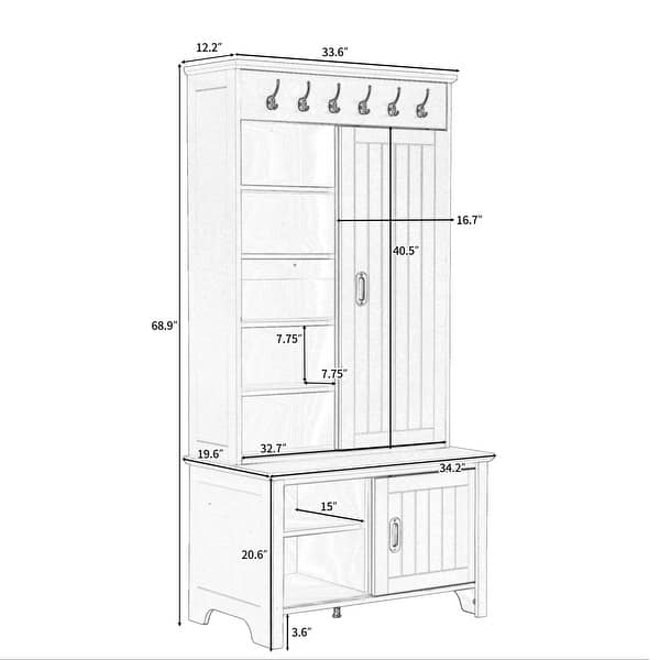 Shoe with shelves Bed Bath & Beyond 40488911
