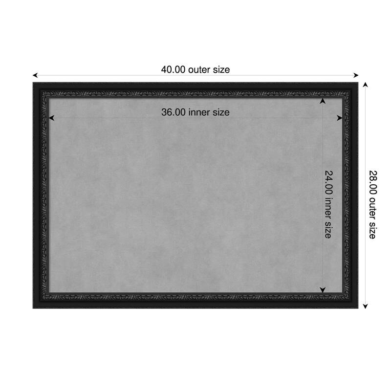 Amanti Art Downton Black Framed - 40 x 28 in