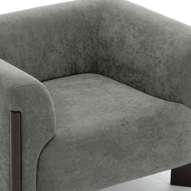 41"W Modern Tuxedo Arms Accent Chair for Living Room