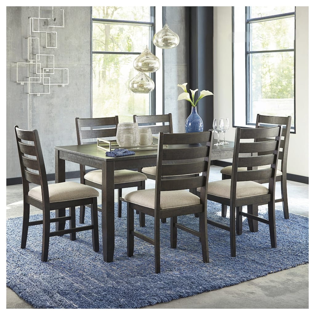 Signature Design by Ashley Yewbank Brown 7-piece Dining Room Table Set