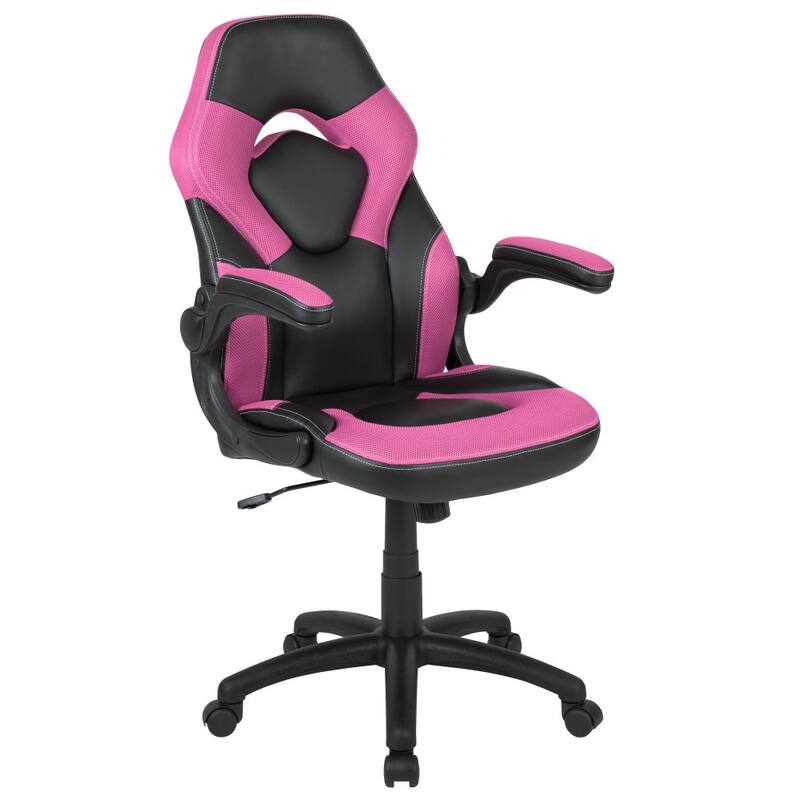 High Back Racing Style Ergonomic Gaming Chair with Flip-Up Arms