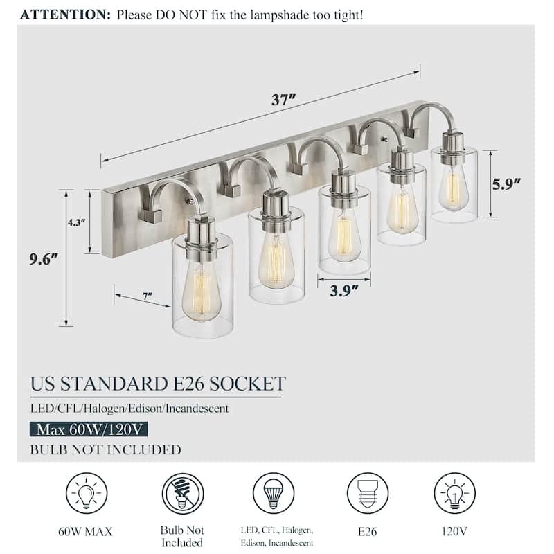 Bathroom Vanity Light Fixtures - Farmhouse Wall Light for Bathroom