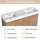 preview thumbnail 9 of 61, BNK 24/30/48/60 inch Freestanding Resin Sink Bathroom Vanity with Soft Close Door and Adjustable Shelf