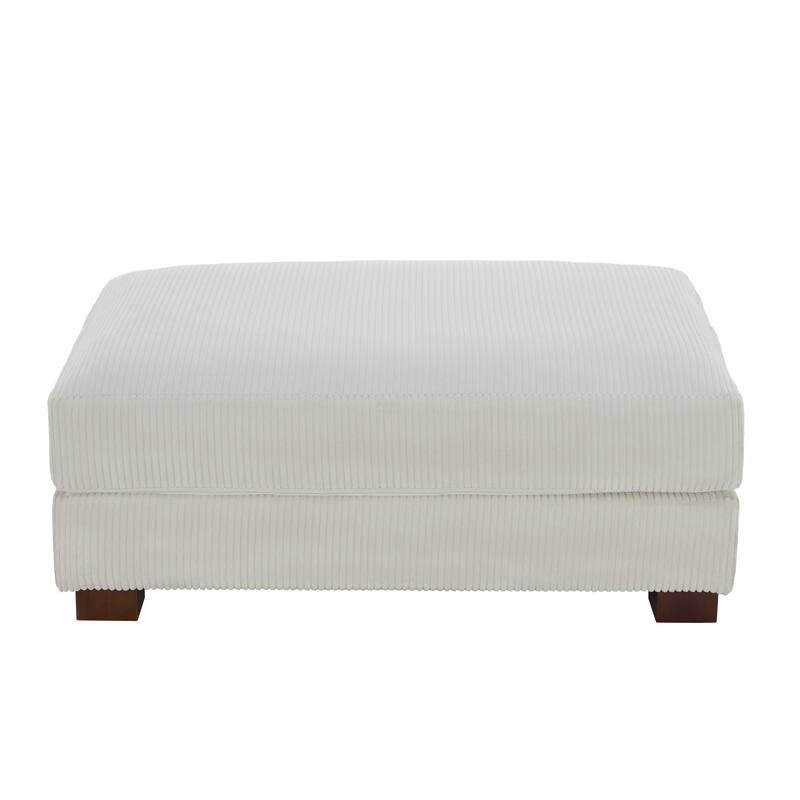 Modular Sectional Sofa with Ottomans