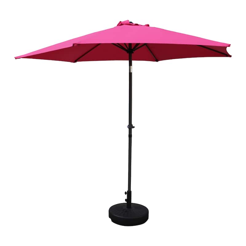 St. Kitts 9-foot Aluminum Patio Market Umbrella - Bery Berry