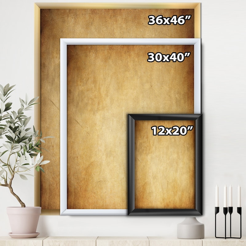 Designart "Garden Inspiration-D" Cottage Framed Art Print