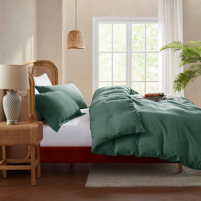 Emperyan 7 PC Bedding Set, Luxury Microfiber Duvet Cover With Sheets Bed Sets
