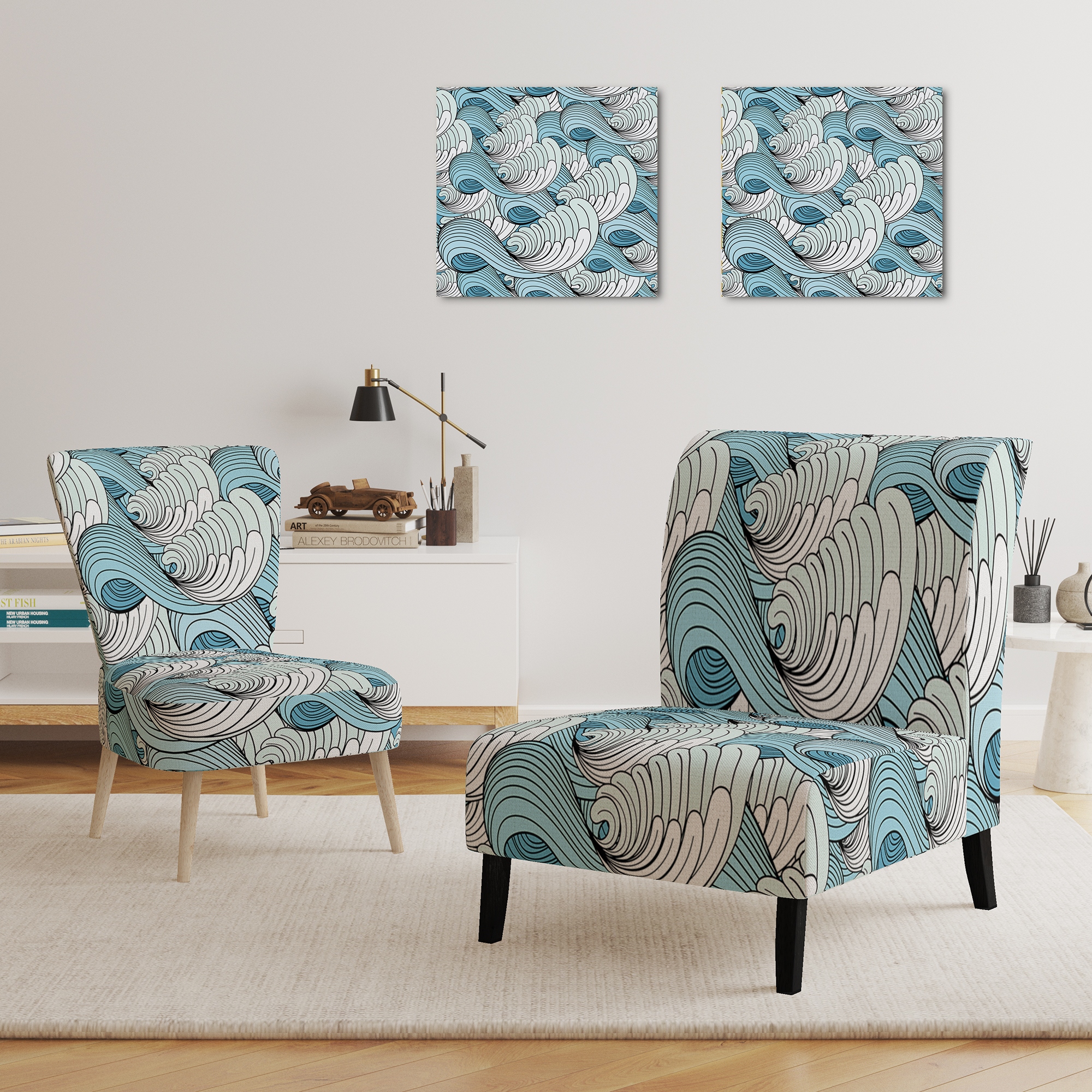 Coastal armchair hotsell and ottoman