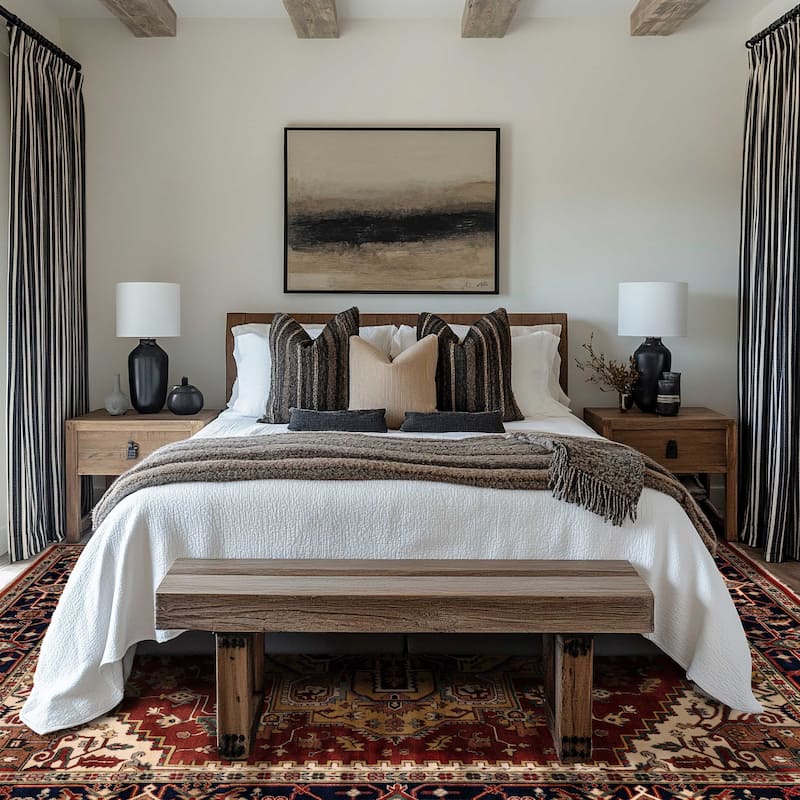 ECARPETGALLERY Hand-knotted Serapi Heritage Dark Copper Wool Rug - 10'0 x 13'6