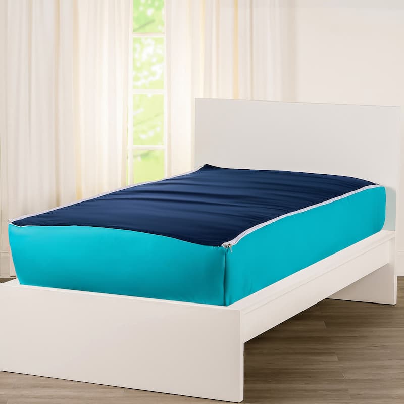 Siscovers Turqouise and Orange Bunkie Deluxe Zipper Bedding Set