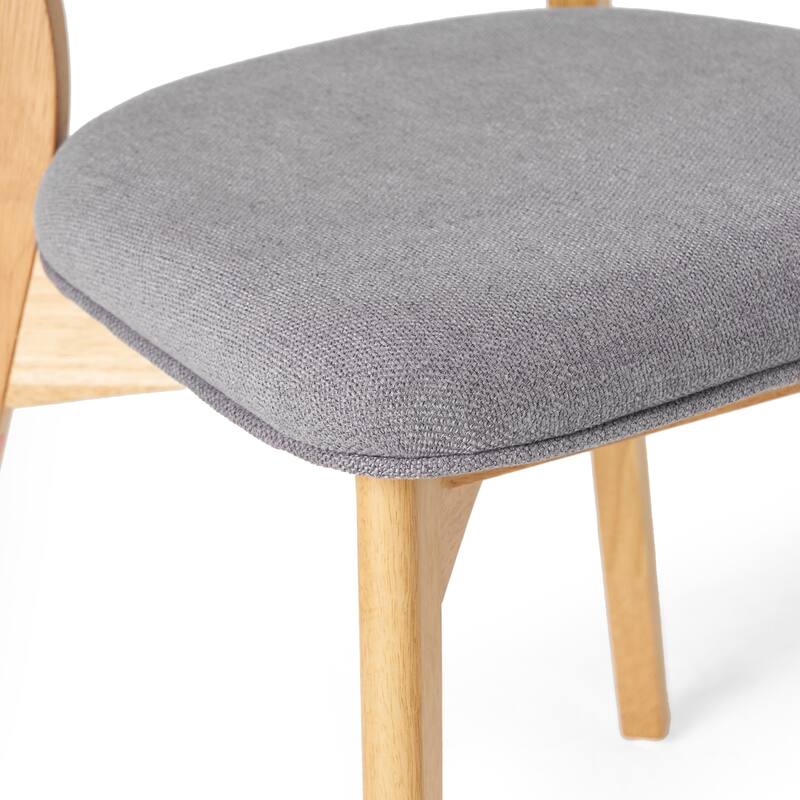 Christopher Knight Home Abrielle Mid-Century Modern Fabric Dining Chair