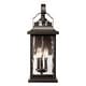 preview thumbnail 4 of 4, Kichler Lighting Linford 22-in 3-Light Olde Bronze Outdoor Wall Light