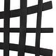 preview thumbnail 3 of 3, Uttermost Gridlines Matte Black Iron Wall Decor - 24" H x 24" W