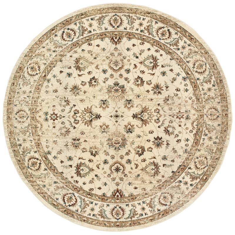 Style Haven Echo Arabesque Distressed Traditional Area Rug