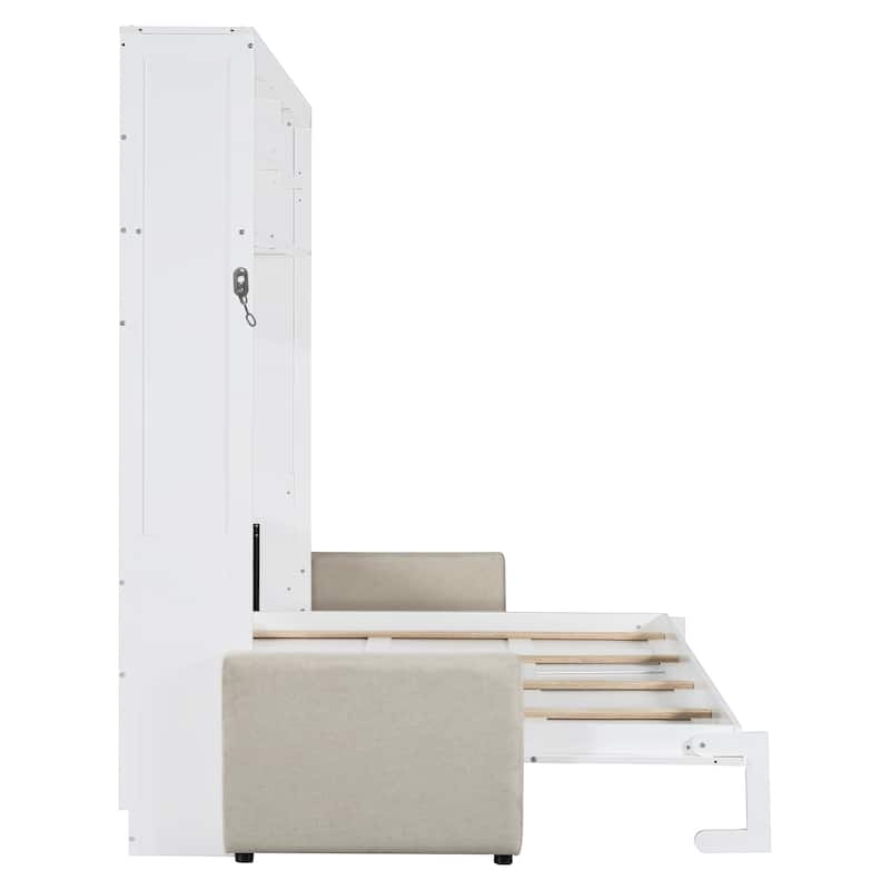 Queen Size Murphy Bed Wall Bed with Sofa