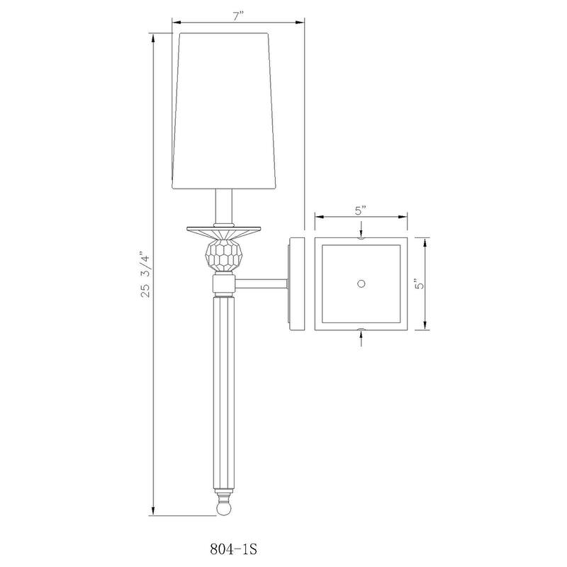 Z-Lite Ava 26" Tall Wall Sconce