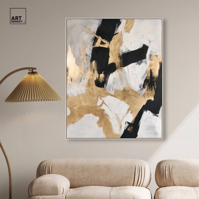 Cracked Gilt I Canvas by Art Remedy