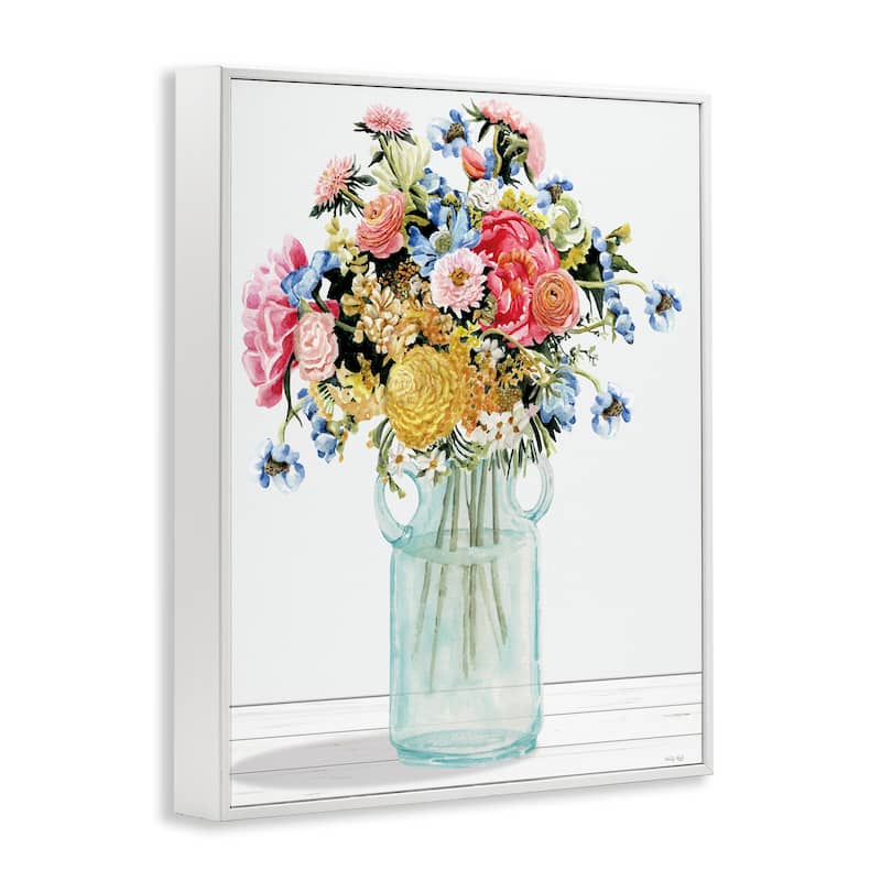Stupell Country Classic Bouquet Framed Giclee Art Design By Cindy Jacobs