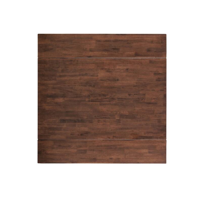 Furniture of America Abigail IX Mid-Century Modern 5-Piece Walnut 53-inch 2-Leaf Extendable Counter Height Dining Set