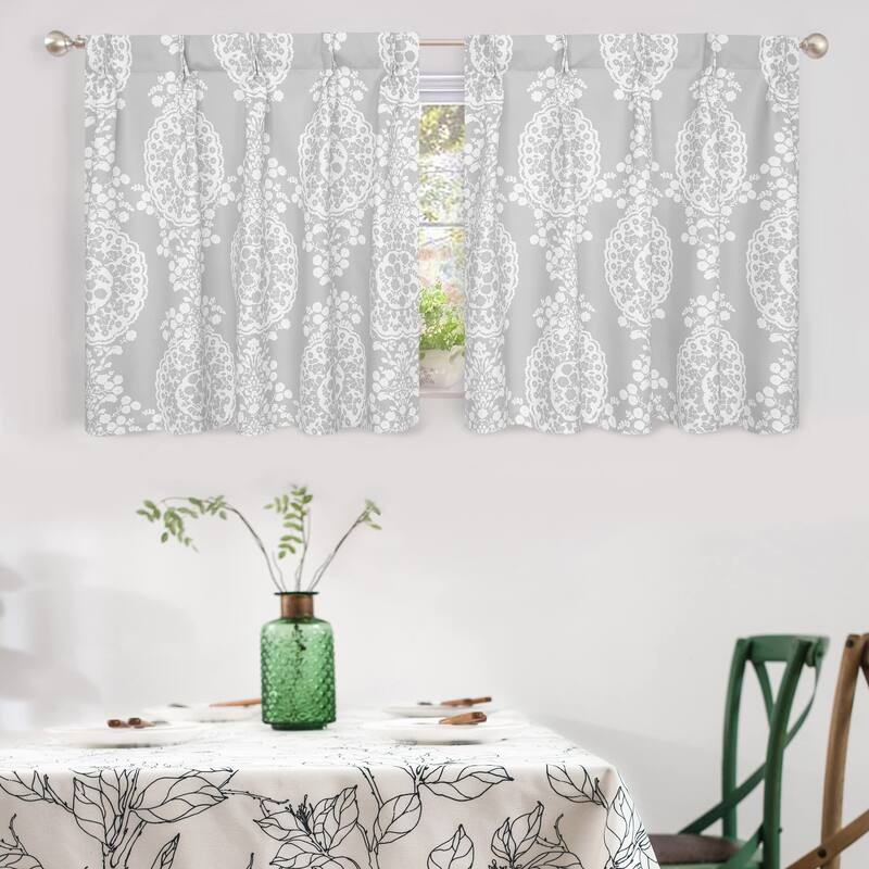 DriftAway Samantha Pinch Pleat Thermal Room Darkening Back Tab Window Curtains