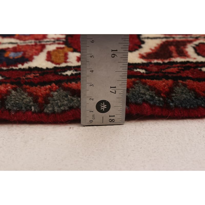 ECARPETGALLERY Hand-knotted Anadol Red Wool Rug - 3'7 x 10'6