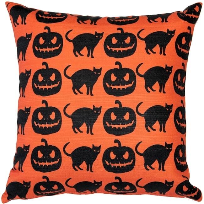 Halloween Decor 17x17 Throw Pillow with Polyfill Insert