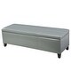 preview thumbnail 33 of 44, Lucinda Faux Leather Storage Bench by Christopher Knight Home - 51.25" L x 17.50" W x 16.25" H