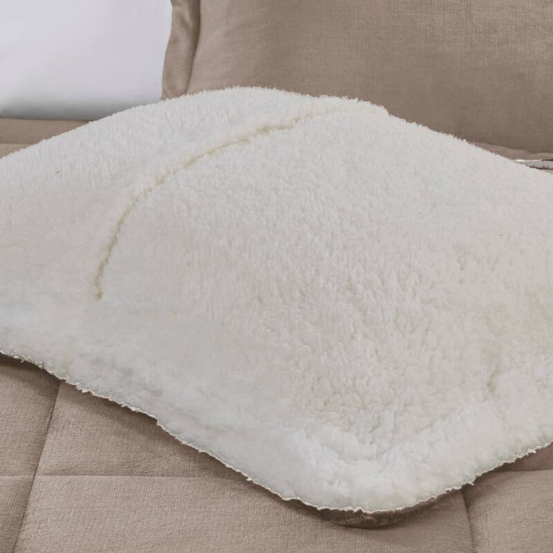 Woolrich Alton Plush to Sherpa Down Alternative Comforter Set