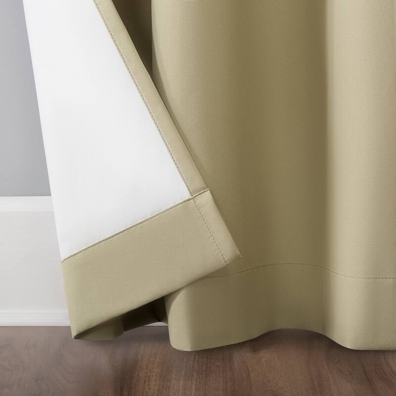 Sun Zero Cyrus Thermal Total Blackout Grommet Curtain Panel, Single Panel