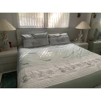 Royal Court Water #39 s Edge 4 piece Coastal Comforter Set On Sale Bed