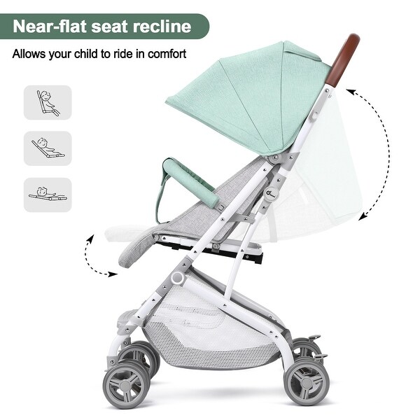 travel stroller with large canopy