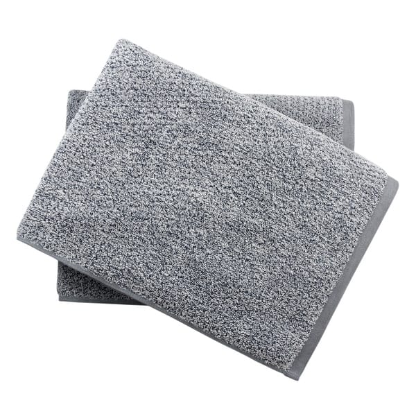 slide 2 of 26, Everplush® Essential Diamond Bath Sheet - Set of 2 Dusk (Grey Blue)