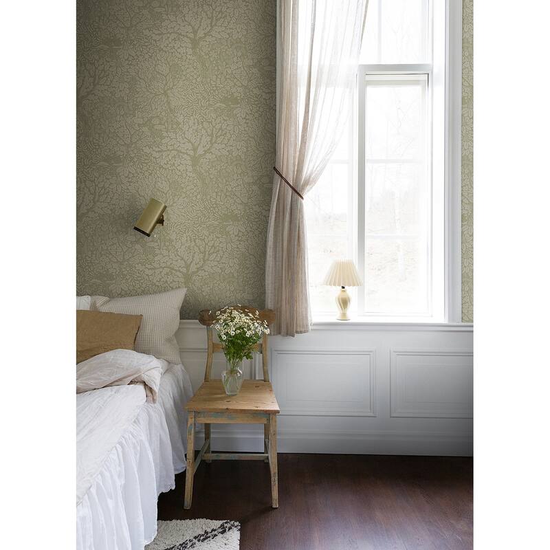 A-Street Prints Olle Sage Forest Sanctuary Wallpaper