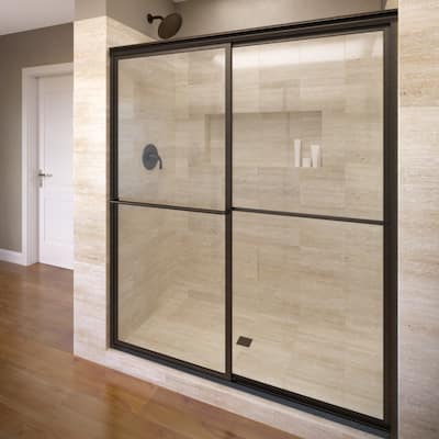 Basco Basco Deluxe 68" High x 40" Wide Bypass Framed Shower Door with