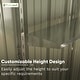 preview thumbnail 34 of 51, Patiowell 10' x 8'/10' x 10'Metal Outdoor Storage Shed with Goods Shelves/Floor Frame Garden Tool Shed for Backyard Garden